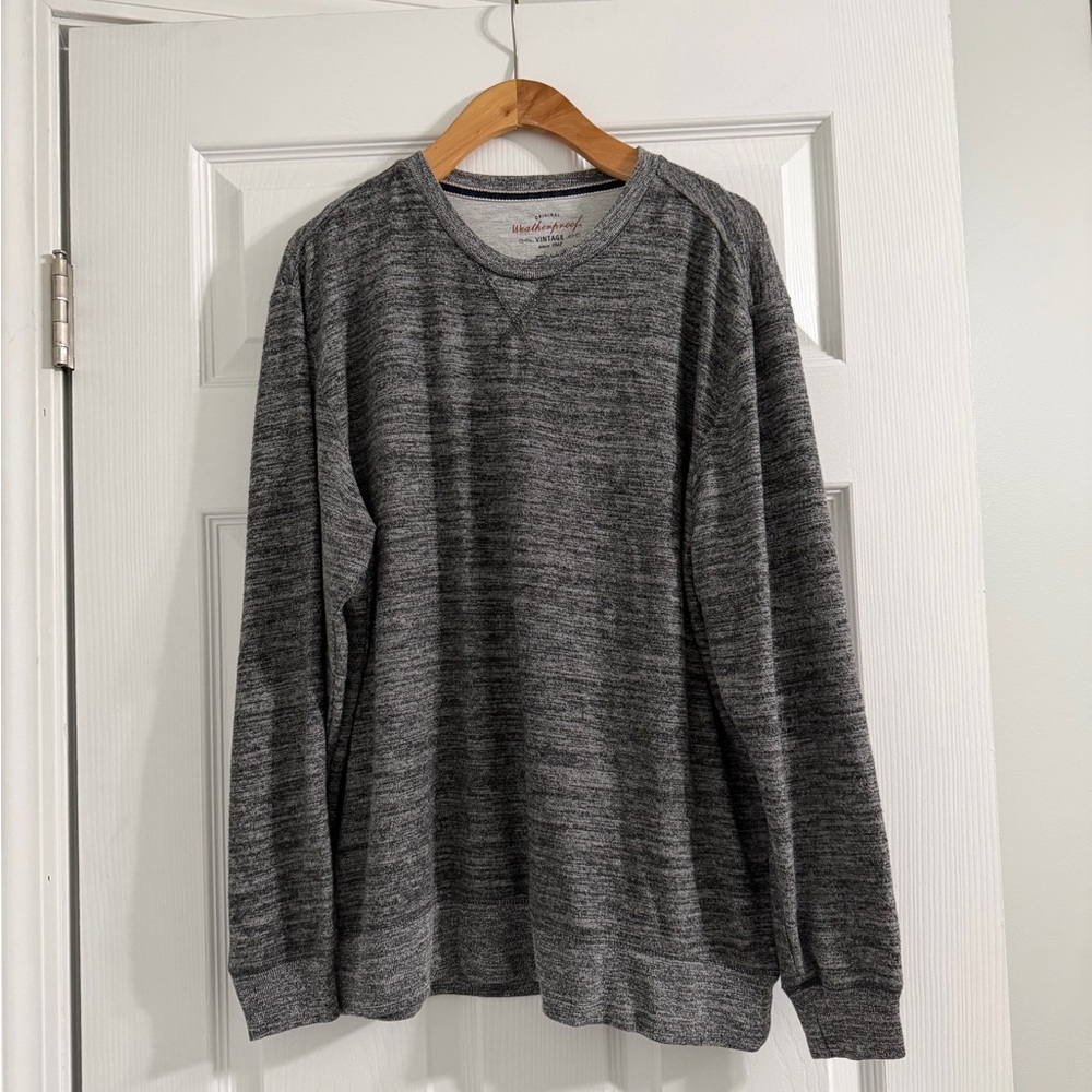 Weatherproof Men's Charcoal Crewneck Sweater